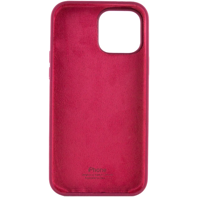 Чехол Silicone Case Full Protective (AA) для Apple iPhone 13 Pro (6.1") Бордовый / Maroon Без бренда - изображение 2