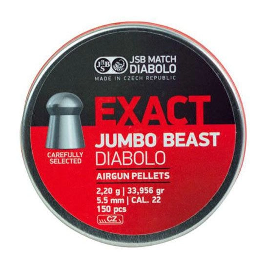Пули пневматические JSB Exact Jumbo Beast 5,52 мм 2,2 г 150 шт/уп (546387-150) - изображение 1