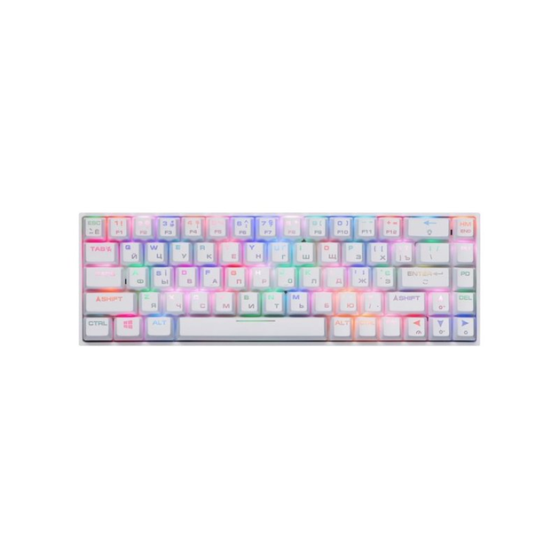 Клавиатура 2E GAMING KG370 RGB 68key Gateron Brown Switch USB White (2E-KG370UWT-BR) - изображение 1