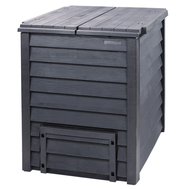 Компостер садовый Graf Thermo-Wood 600 л, под дерево с годичным запасом ферментов и решеткой от грызунов - изображение 6