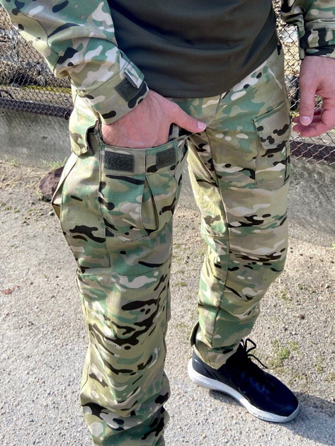 Тактичні військові літні штани Tactic, тактичні штани, мультикам 54 - зображення 2