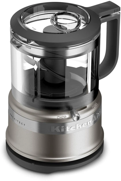 Кухонний міні-міникомбайн KitchenAid CLASSIK 5KFC3516ECU сріблястий - зображення 2