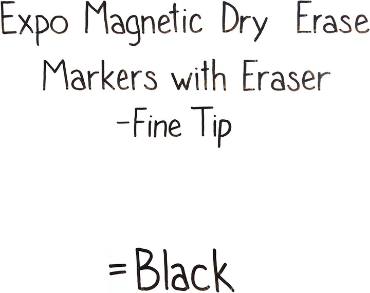 Набор маркеров для досок сухого стирания с магнитом EXPO Magnetic Dry Erase Markers Чорний 4 шт. (1944745) - Фото 4 Набор маркеров для досок сухого стирания с магнитом EXPO Magnetic Dry Erase Markers Чорний 4 шт. (1944745) - изображение 4