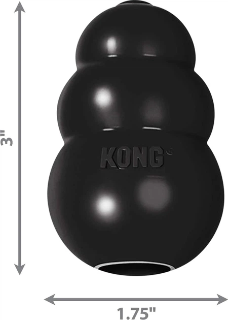 Іграшка Kong Extreme суперміцна груша-годівниця для собак малих порід S (11605) (35585111605) - зображення 3