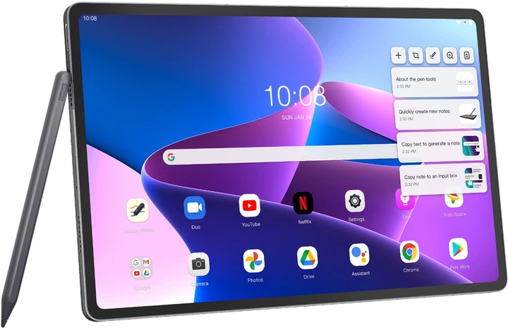 Lenovo Tab p12 タブレット_新品未使用 Lenovo Tab P12 8/128 WiFi (ZACH0101UA) Storm Grey + Pen ➤ купить