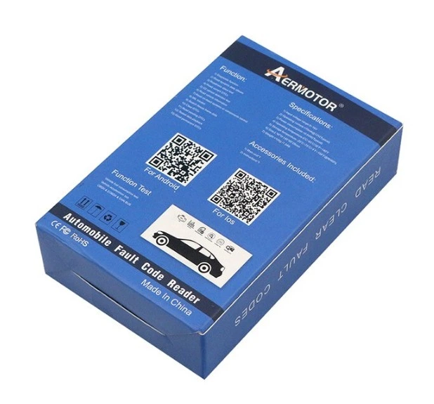 Диагностический сканер AERMOTOR ELM327 Блютуз/Bluetooth 4 для Android и Айфона (Iphone) OBD2 (760311820) Черный - изображение 4