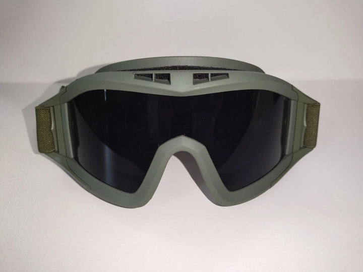 Тактические очки-маска Олива - изображение 1