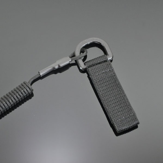 Страховочный шнур тактический с D-кольцом + карабин S04 B - изображение 2
