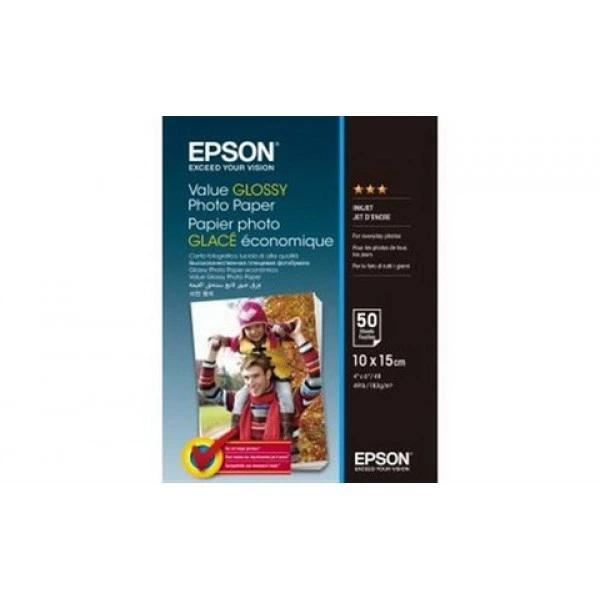 Фотобумага EPSON Value Glossy Photo Paper глянцевая 183г/м2 10х15см 50л