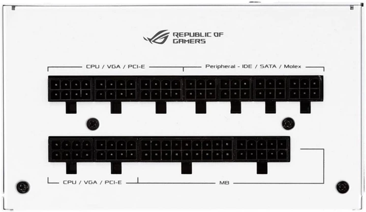 Блок питания ASUS ROG Strix 850W Gold PSU White Edition (ROG-STRIX