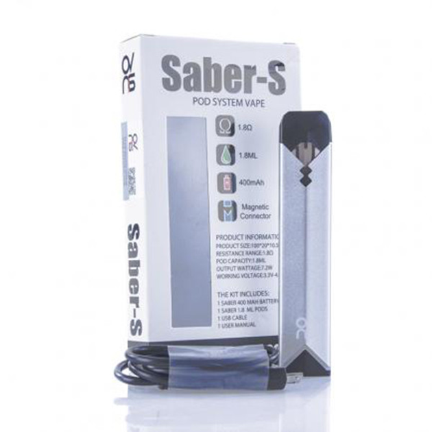 Под-система Ovns Saber-S Pod 400mAh 1.8ml Kit Silver (sn912) - изображение 7