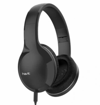 Навушники дротові накладні HAVIT HV-H100d Black з мікрофоном - изображение 2