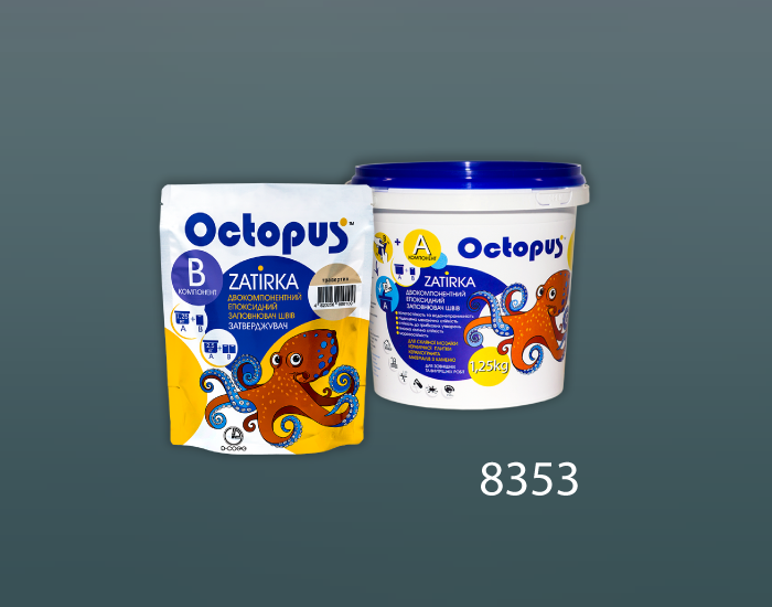 Затирка для плитки Octopus Zatirka 8353 эпоксидная 1,25 кг - изображение 2