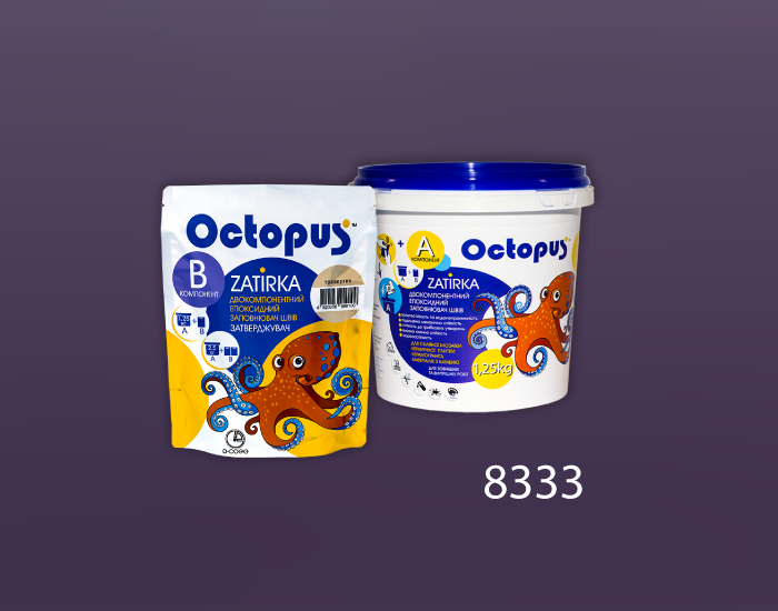 Затирка для плитки Octopus Zatirka 8333 эпоксидная 1,25 кг - изображение 2