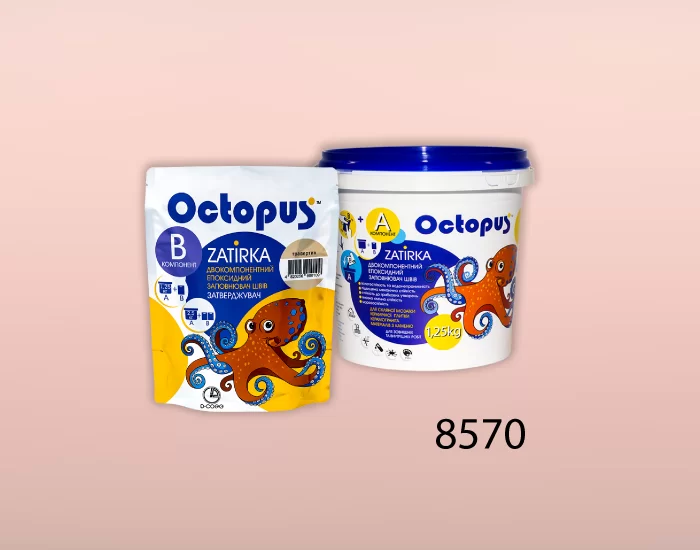 Затирка для плитки Octopus Zatirka 8570 эпоксидная 1,25 кг - изображение 2