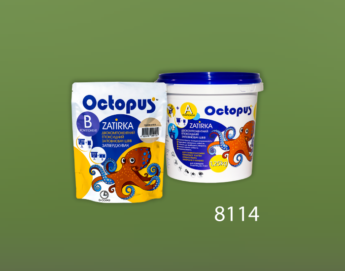 Затирка для плитки Octopus Zatirka 8114 эпоксидная 1,25 кг - изображение 2
