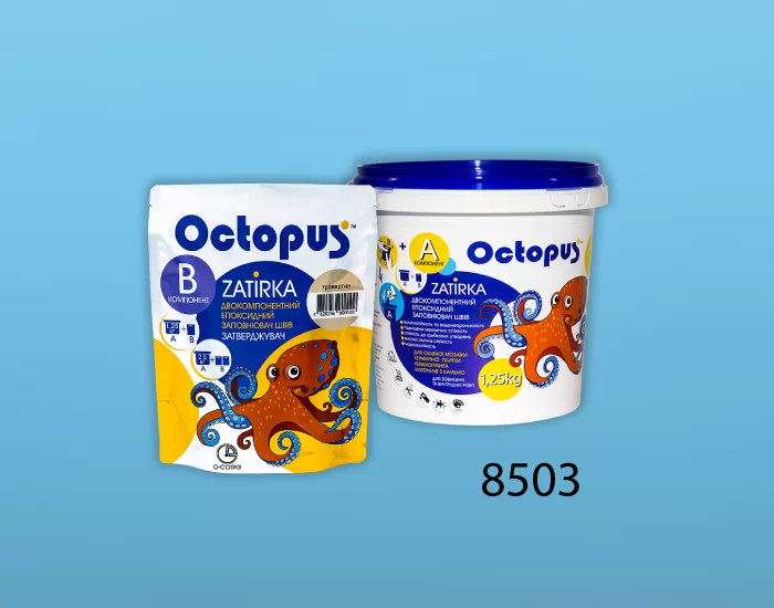 Затирка для плитки Octopus Zatirka 8503 епоксидна 1,25 кг - зображення 2