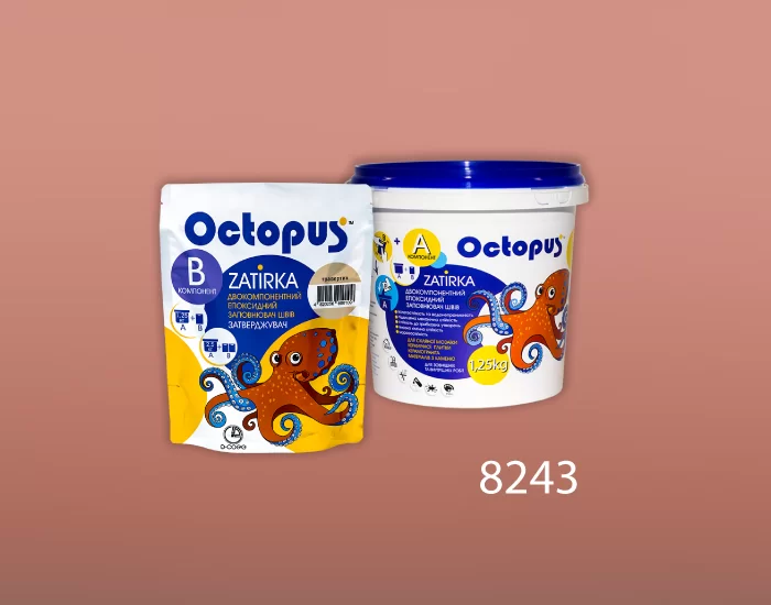 Затирка для плитки Octopus Zatirka 8243 епоксидна 1,25 кг - зображення 2