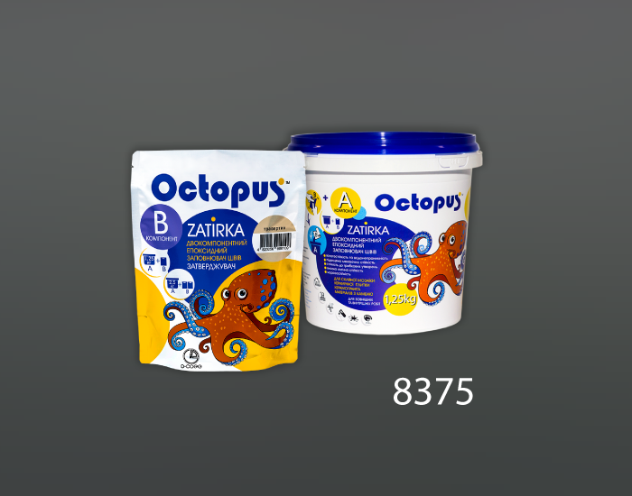 Затирка для плитки Octopus Zatirka 8375 эпоксидная 1,25 кг - изображение 2