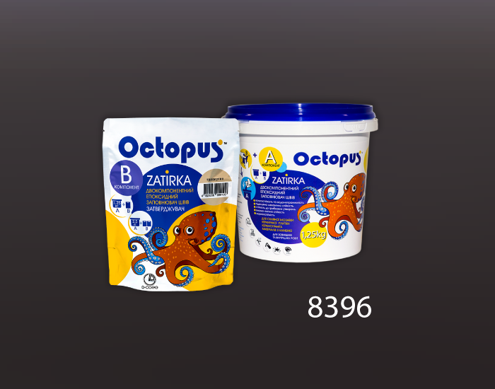 Затирка для плитки Octopus Zatirka 8396 эпоксидная 1,25 кг - изображение 2