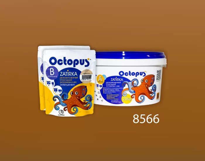 Затирка для плитки и мозаики Octopus Zatirka цвет 8566 эпоксидная 2,5 кг - изображение 2