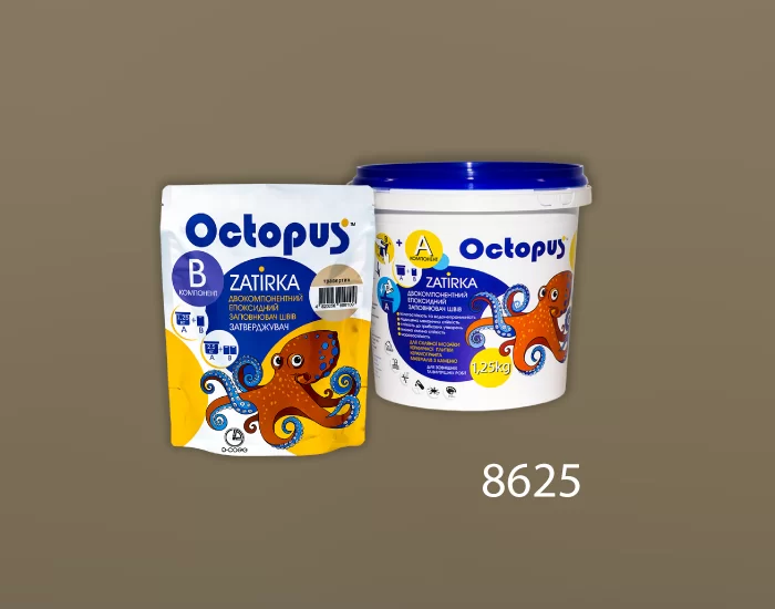 Затирка для плитки Octopus Zatirka 8625 епоксидна 1,25 кг - зображення 2