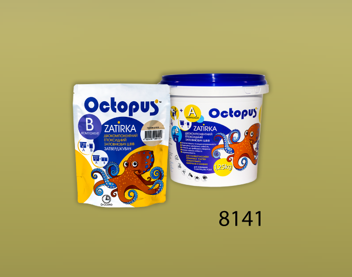 Затирка для плитки Octopus Zatirka 8141 епоксидна 1,25 кг - зображення 2
