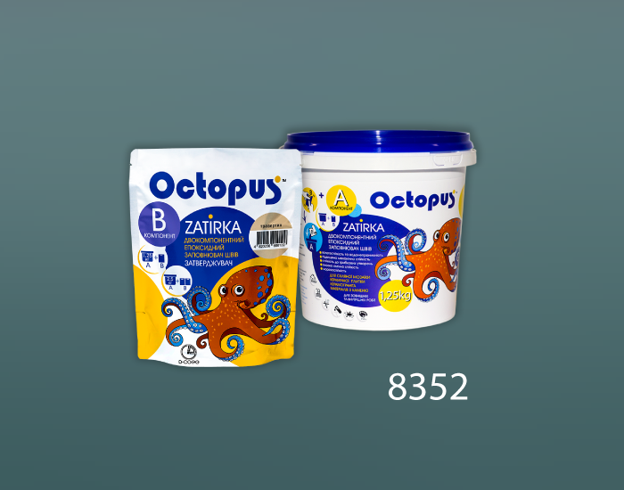 Затирка для плитки Octopus Zatirka 8352 эпоксидная 1,25 кг - изображение 2