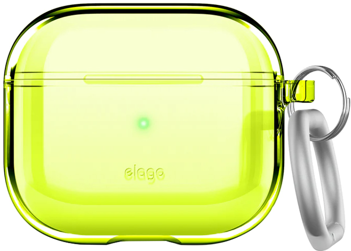 Чехол Elago Clear Case for Airpods 3rd Gen Neon Yellow (EAP3CL-HANG-NYE ...