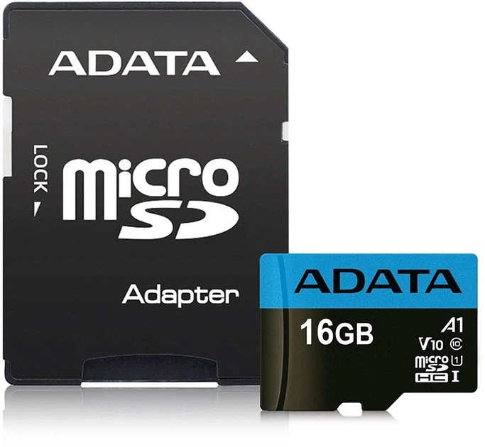 Карта памяти ADATA microSDHC class 10 UHS-1 SD adapter 16Gb - изображение 4