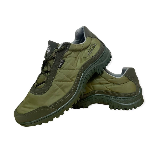 Кросівки чоловічі Kindzer демісезонні зелені тактичні 45 (ЮА-405) - зображення 2