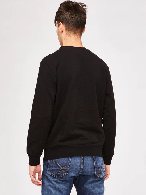 Bluza bez kaptura męska GAS 55237618439501-0200 M Czarna (8056775548539) - obraz 2