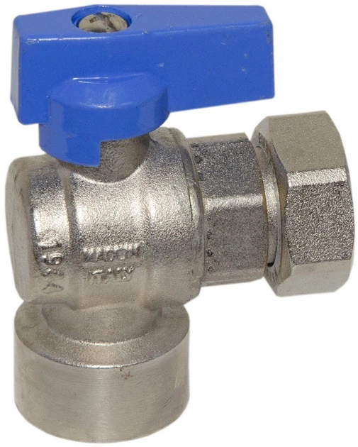 Кран BIANCHI угловой 3/4"х3/4" с накидной гайкой (527005050E) - Фото 2 Кран BIANCHI угловой 3/4"х3/4" с накидной гайкой (527005050E) - изображение 2