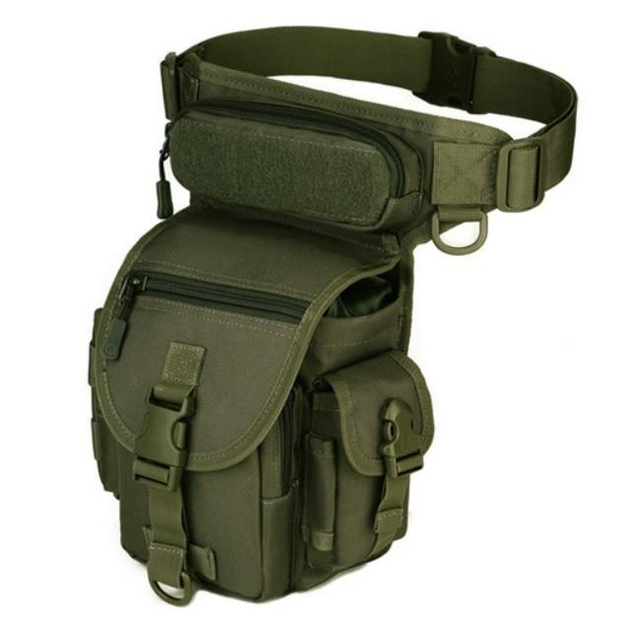 Армійська сумка на стегно Захисник 153-O олива - зображення 1