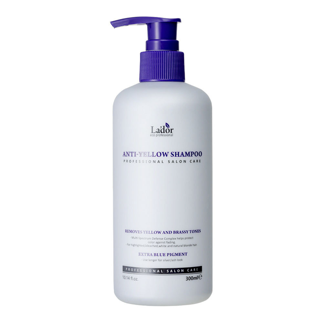 Оттеночный шампунь для устранения желтизны Lador Anti Yellow Shampoo ...