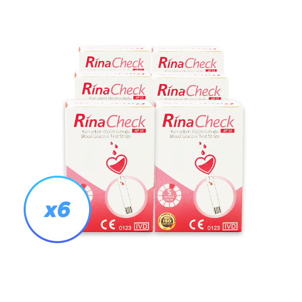 Тест-смужки Rina Check (Ріна Чек) №50 - 6 уп. (300 шт.) - зображення 1