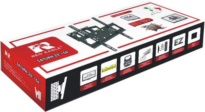 Кронштейн для телевізора AX Technology TV Red Eagle Saturn 23"-56" (5905669962018) - зображення 3