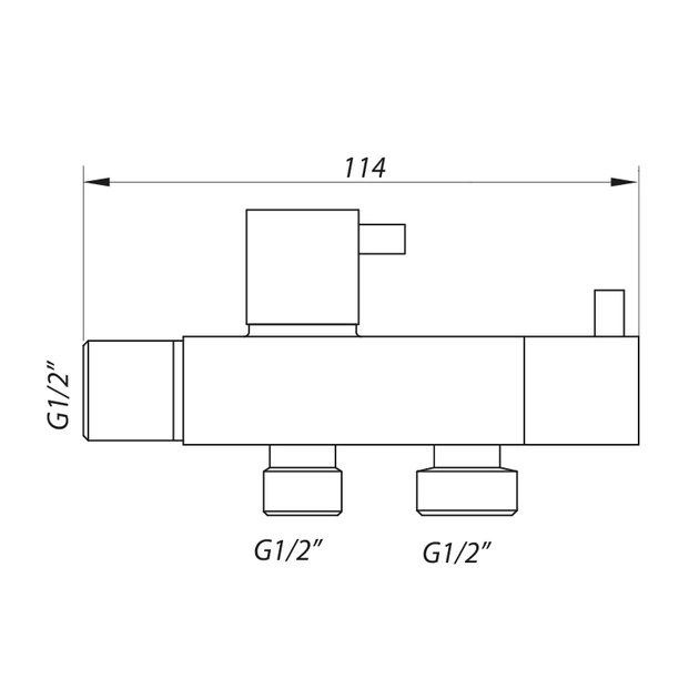 Смеситель Zerix LRH507-1 Кран для гигиен. душа и бачка унитаза (без ...