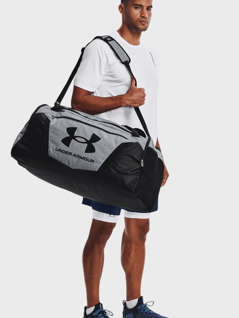 Спортивна сумка чоловіча Under Armour UA Undeniable 5.0 Duffle LG 1369224-012 101л Сіра (195252750534) - Фото 2 Спортивна сумка чоловіча Under Armour UA Undeniable 5.0 Duffle LG 1369224-012 101л Сіра (195252750534) - зображення 2