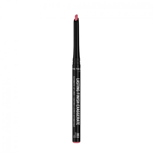 Kredka do ust Rimmel Lasting Finish Exaggerate 063 Eastend Pink (3616303004323) - obraz 3