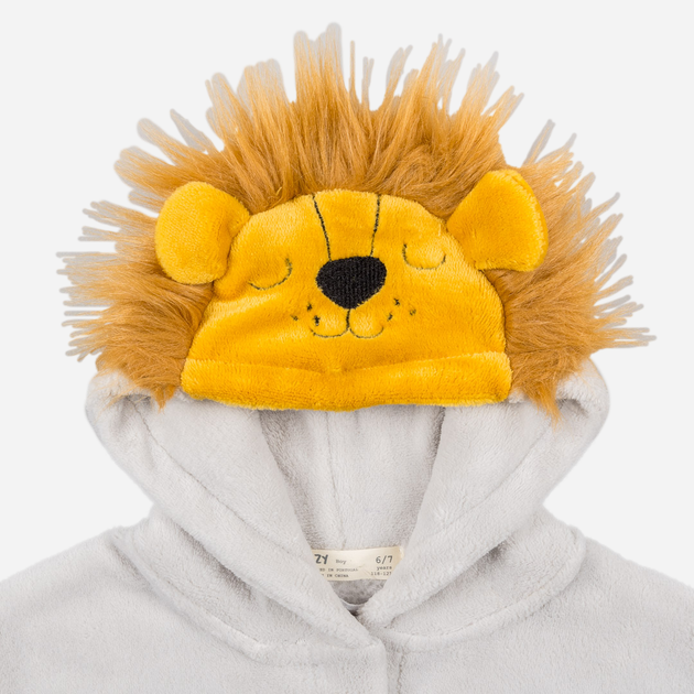Детский халат для мальчика Zippy ZKBUN0102_22003 31047227027 110-116 см Светло-серый (5607389818599) - Фото 4 Детский халат для мальчика Zippy ZKBUN0102_22003 31047227027 110-116 см Светло-серый (5607389818599) - изображение 4