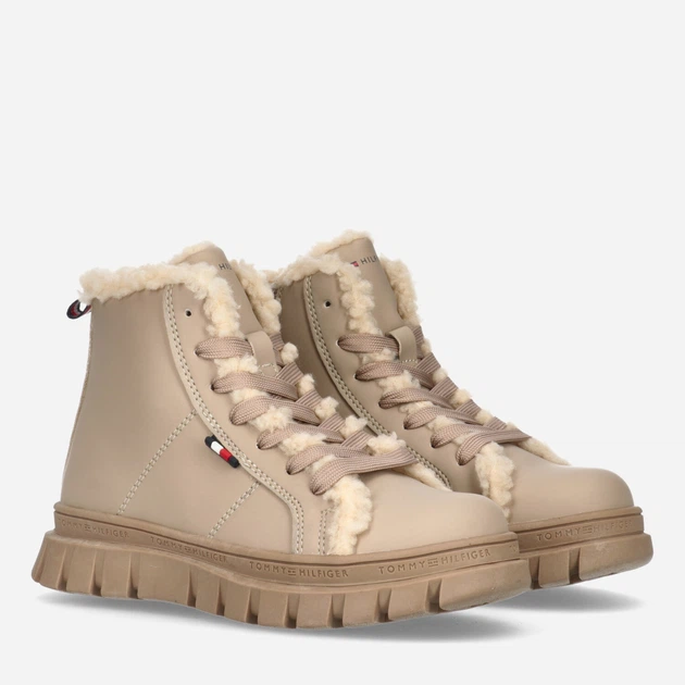 Zimowe trzewiki dziecięce dla dziewczynki ocieplane Tommy Hilfiger T3A5-32425-1442359 31 Nude (8052578024614) - obraz 2