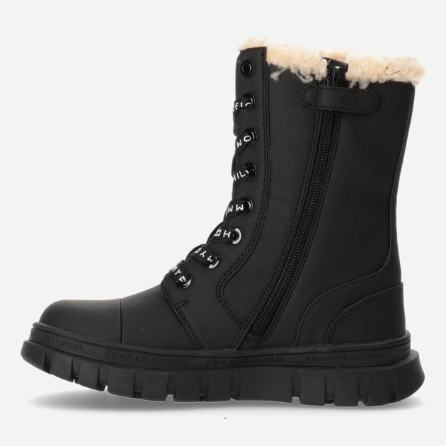 Kozaki młodzieżowe dziewczęce Tommy Hilfiger T3A5-32426-1442999- 35 Czarne (8052578024850) - obraz 3