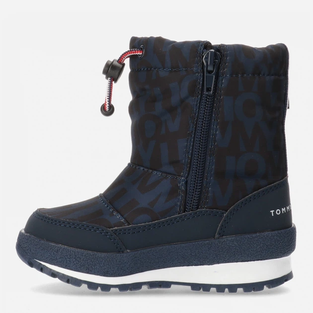 Дитячі чоботи-дутики для дівчинки Tommy Hilfiger T3B6-32547-1486800- 30 Сині (8052578036600) - зображення 3
