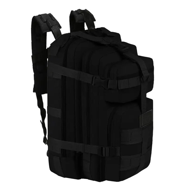 Тактичний рюкзак 45 літрів чорний - зображення 1