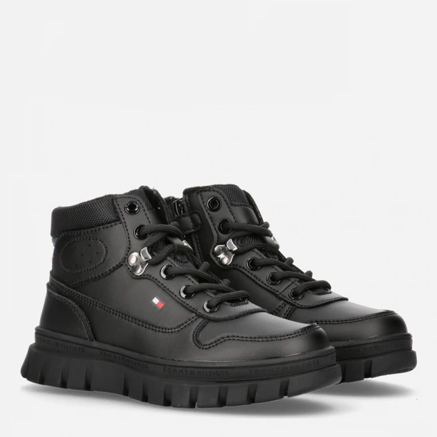 Jesienne trzewiki chłopięce Tommy Hilfiger T3B5-32518-1355999 36 Czarne (8056380916846) - obraz 2