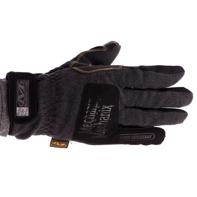 Закриті велосипедні рукавички тактичні теплі текстильні полювання спорт (473150-Prob) L Чорні - зображення 2