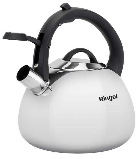 Чайник со свистком RINGEL Trio 2,5л для всех видов плит, включая индукционные (RG-1005) - Фото 3 Чайник со свистком RINGEL Trio 2,5л для всех видов плит, включая индукционные (RG-1005) - изображение 3