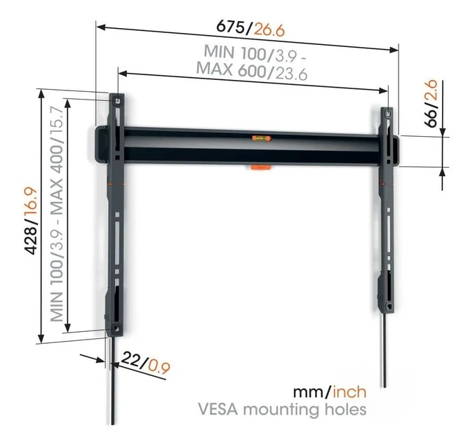 Кріплення Vogels TVM 3603 Black (6816009) - изображение 5