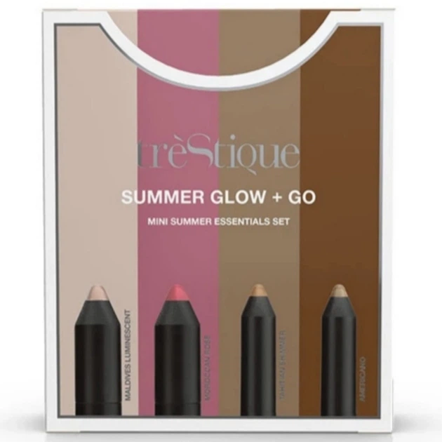 Набір для сяйва шкіри Trestique Summer Glow + Go Mini Summer Essentials Set 0.8 г + 0.13 г + 1.1 г х 2 - Фото 6 Набір для сяйва шкіри Trestique Summer Glow + Go Mini Summer Essentials Set 0.8 г + 0.13 г + 1.1 г х 2 - зображення 6